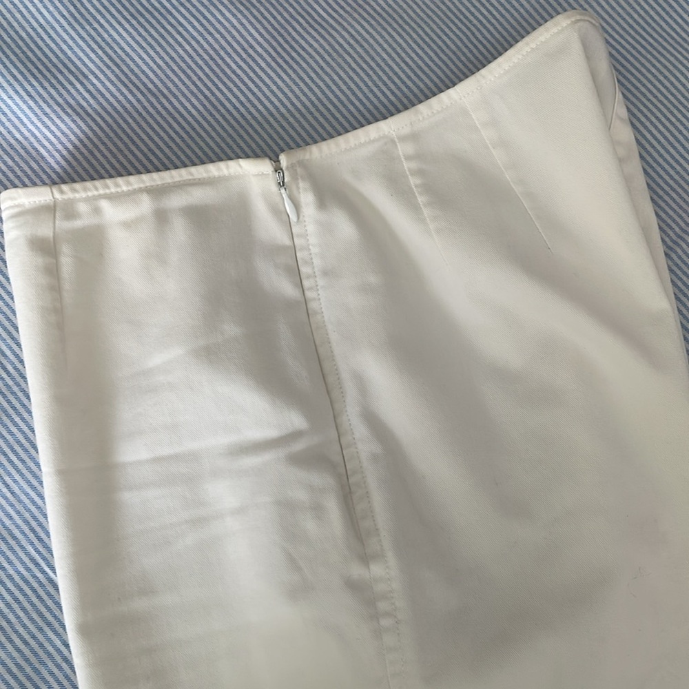 Ann Taylor White stretch chinos size 8P - Picture 9 of 13